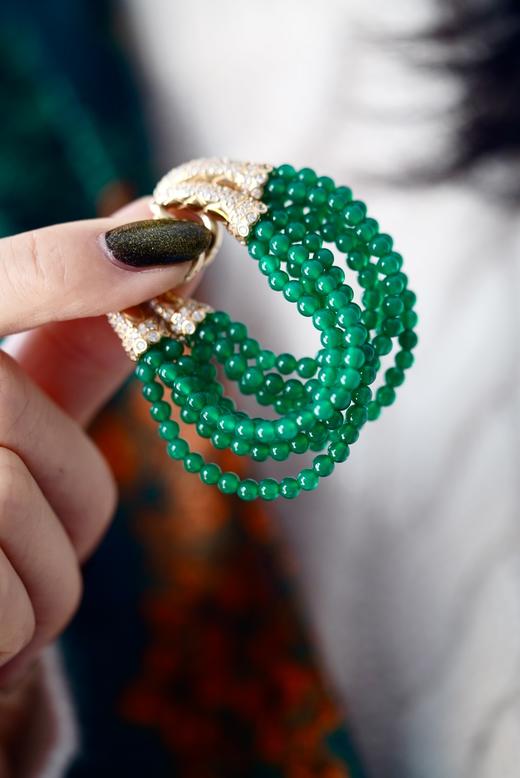 耳饰「绿玉髓」 商品图3