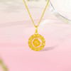   周六福5G黄金计价足金吊坠爆闪玫瑰园铃花园情人节新品情人节礼 商品缩略图4