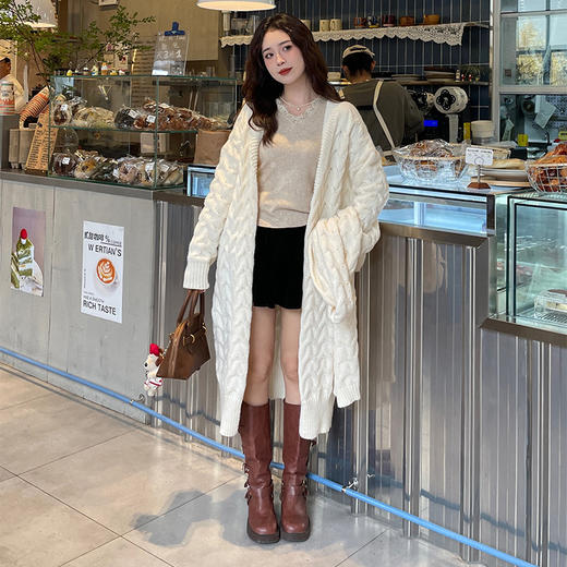 avann 阿曼衣蕾丝V领针织拼接打底衫 优雅气质 通勤穿搭 多色可选11104 商品图8