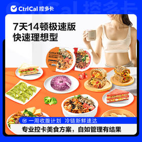 CtrlCal控多卡14顿轻食代餐饱腹食品轻卡健身餐营养餐