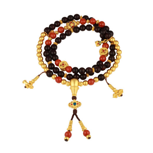 慧光文殊菩萨 足金古法金手链 黄金中国风项链时光臻藏系列【按克计价黄金2】MEMORA诗普琳GB297501 商品图10