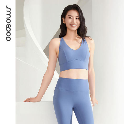 2025春夏SMOEDOD/水沐伊朵高强度瑜伽美背可插胸垫收副乳亲肤透气莱卡耐磨50192 商品图1