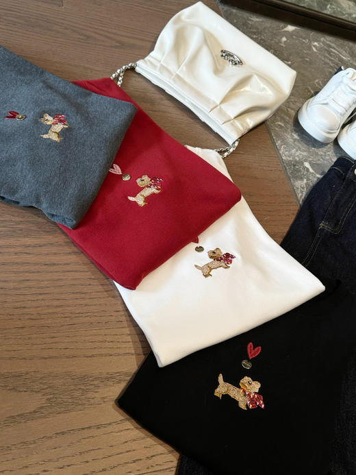 爱心小狗短袖T恤 商品图8