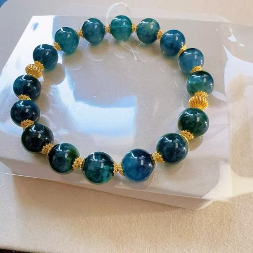 10mm单圈全色蓝碧玺手链 商品图3