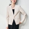【高货sh】全新升级【铂金会员293/天猫399/差价106】(10824) 洛诗琳2025春季新款高级感立裁V领修身显瘦通勤西装外套女 商品缩略图1