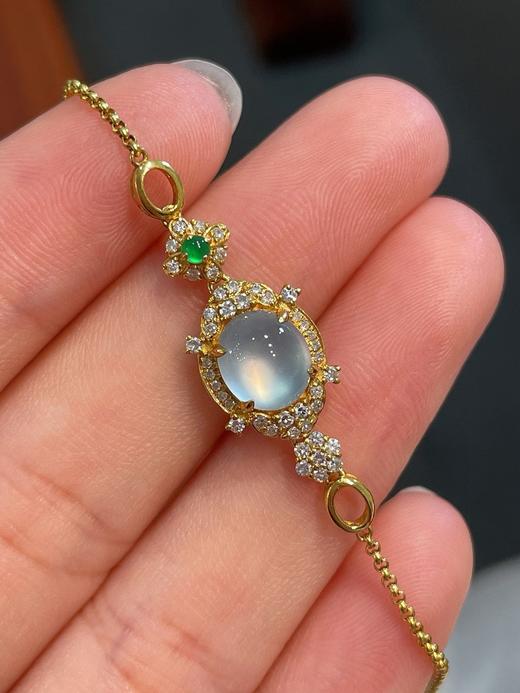 蛋面翡翠手链 商品图1