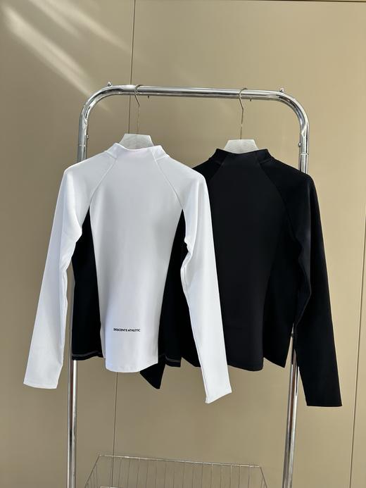 点此购买 迪桑特春秋季女士半拉链高弹长袖针织衫 qk 308531 商品图1