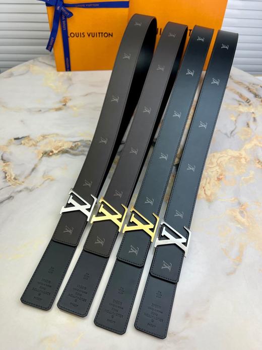 驴家腰带系列 精钢五金驴家扣，立体扣头💋🐂印花小牛皮 ，带身柔软舒适，双面使用 商品图2