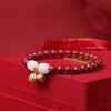 【礼袋礼盒装】珩钻 朱砂手串转运手链 新年好运转运素圈/红花福运/朱韵桃花/莲蓬好运 多款可选 商品缩略图4