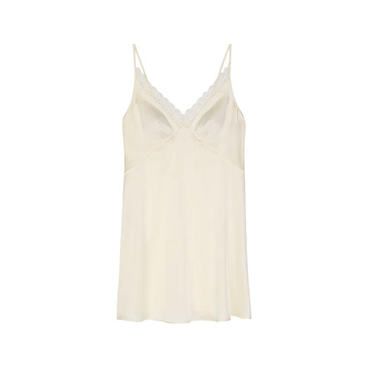 【3F】安莉芳桑蚕丝v领吊带睡裙女士薄款带杯垫家居裙EL00683 商品图1