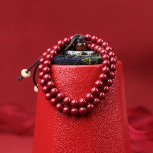 【礼袋礼盒装】珩钻 朱砂手串转运手链 新年好运转运素圈/红花福运/朱韵桃花/莲蓬好运 多款可选 商品图11