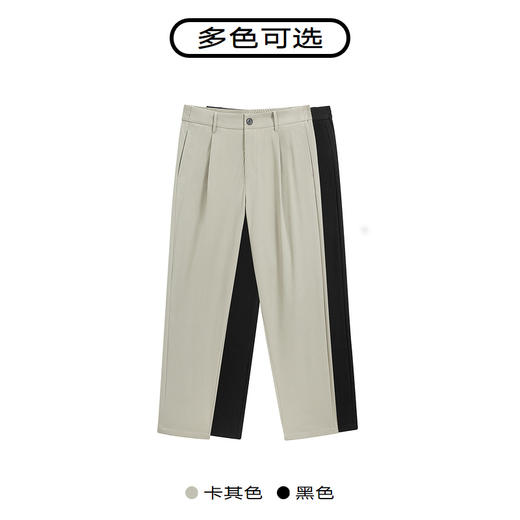 GXG男装 零压系列透气速干西装裤宽松直筒轻薄休闲裤 夏季热卖 商品图3