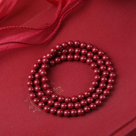 【礼袋礼盒装】珩钻 朱砂手串转运手链 新年好运转运素圈/红花福运/朱韵桃花/莲蓬好运 多款可选 商品图13