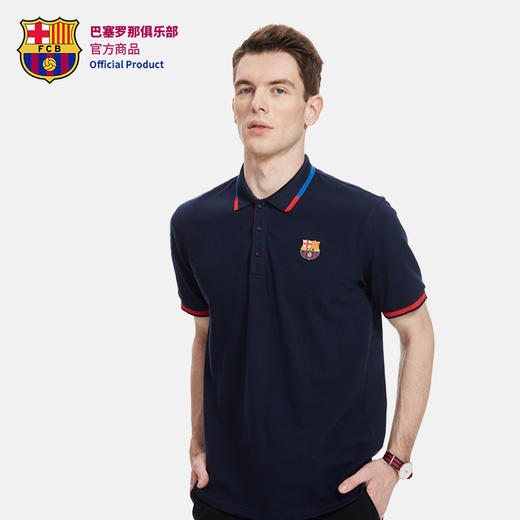 【官方正版】巴塞罗那俱乐部丨巴萨POLO运动休闲短袖T恤球迷 商品图4