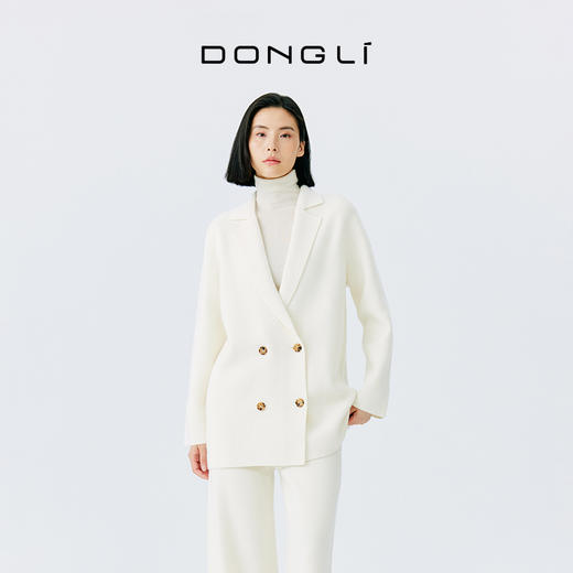 东黎 • 秀场同款 山羊绒女士春季西服开衫 4152 商品图2
