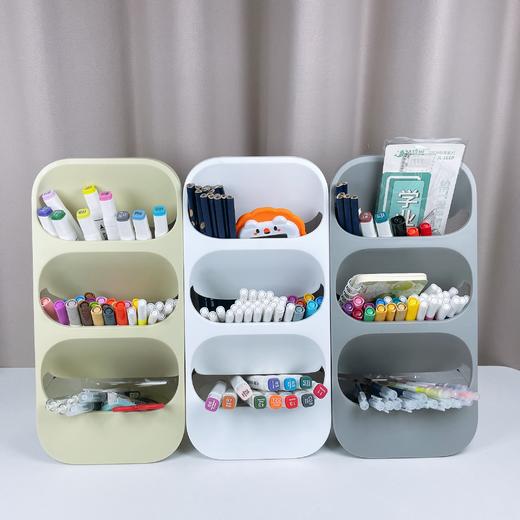 开学好物【斜插式收纳桶】一物多用 不止能当笔筒 还可以收纳化妆品、筷子、咖啡液等 加大容量 拿取超方便 商品图2