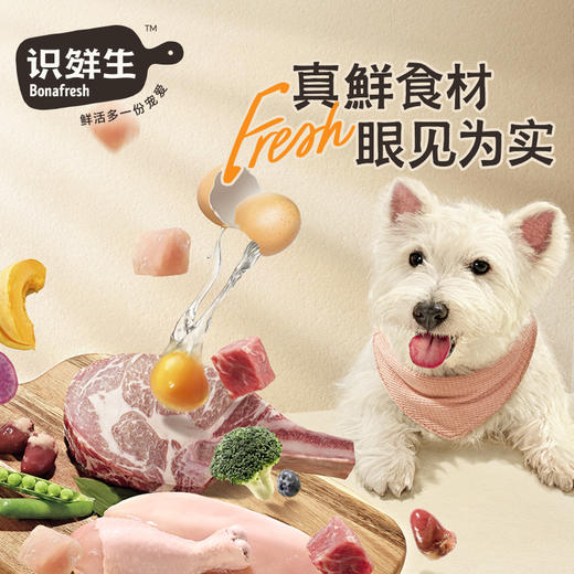 识鲜生全价犬用生骨肉块鸡肉鸭肉75g*9/盒 商品图7