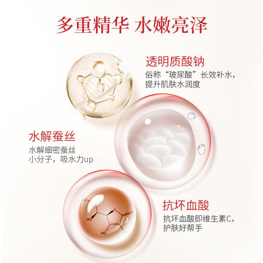 汉苑良方焕采亮颜蚕丝面膜女补水保湿官方正品旗舰店红花白术提取 商品图2