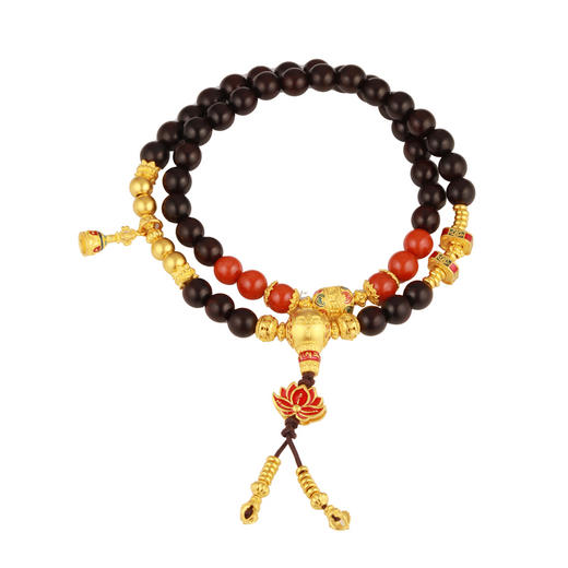 慧光文殊菩萨 足金古法金手链 黄金中国风项链时光臻藏系列【按克计价黄金2】MEMORA诗普琳GB297501 商品图9