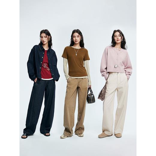 棉仓362699004-初棉牛仔马甲套装 商品图3