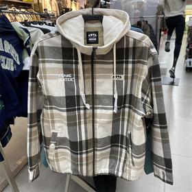 【XL断码】安踏外套2025新款男连帽开衫休闲上衣加厚茄克152518607N【无货退款，介意勿拍】