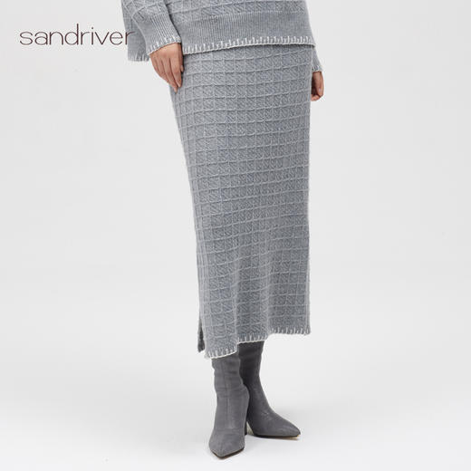 西藏羊绒直筒半裙SJF96W318N 商品图1