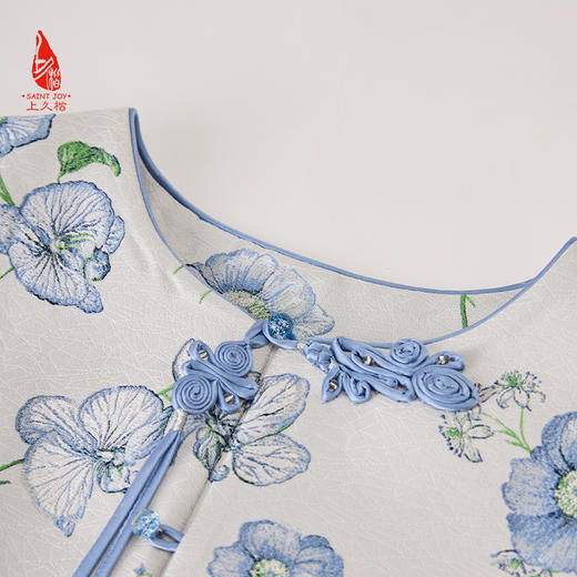 SAINTJOY/上久楷女式宋锦马甲 雾里添花 CY1044207020 商品图2