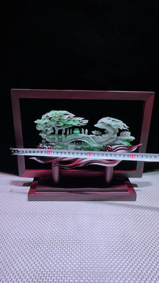 620832翡翠摆件【鹿鸣蝉音】 商品图2