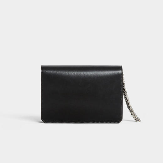 DSQUARED2 男士字母徽标印花翻盖搭扣链条单肩包 黑色 CLM0014 01501044 M802 商品图2