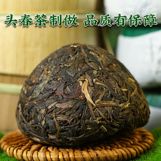 【2025春茶】吉顺号特制甲沱南糯山古树春茶100克*5沱笋壳包装 商品图3