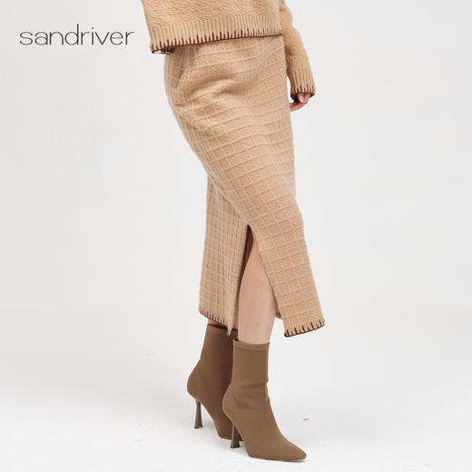 西藏羊绒直筒半裙SJF96W318N 商品图6