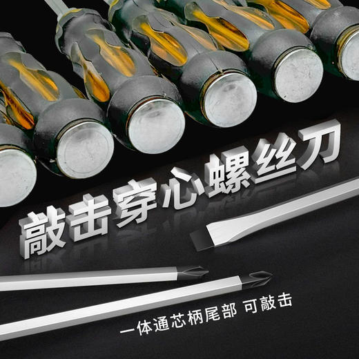 【货号07809】螺丝刀套装起子穿心起子通心带磁性起子改锥家用修理工具 商品图2