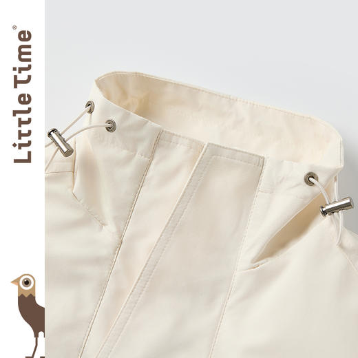 Little time女童套装2025儿童春夏户外运动服三防背心短裤两件套 商品图1