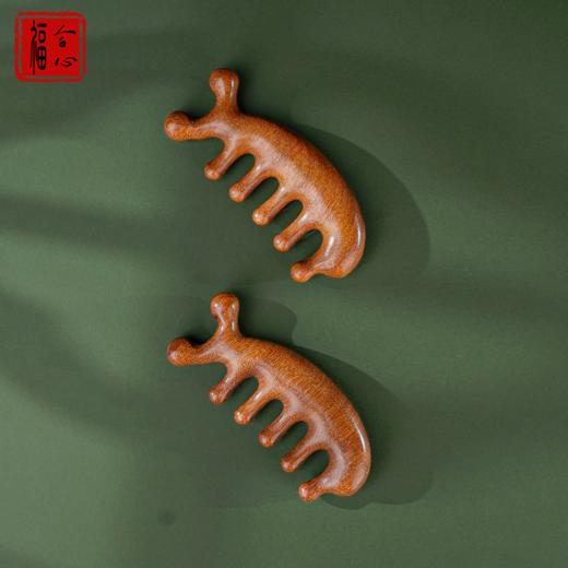 【蓝禧老师推荐】天然檀木养生按摩梳 商品图3