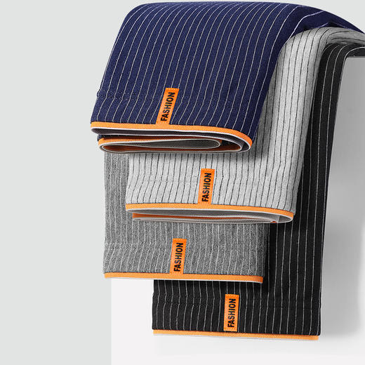 纯棉男士内裤青少年透气平角裤男运动大码四角裤男生中腰内裤批发 商品图1