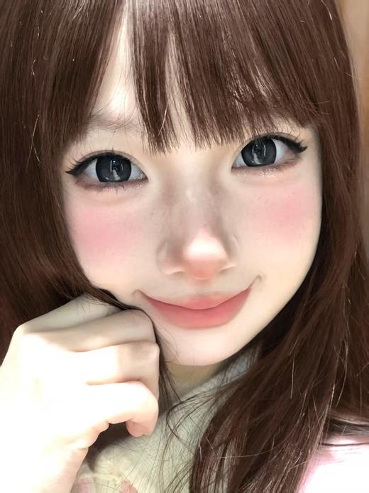 『大直径日抛』PAPADOX-娃娃系列-萝莉巧克力/蓝黑娃娃-14.4mm【日抛 0-800度 无525/575 】 商品图3