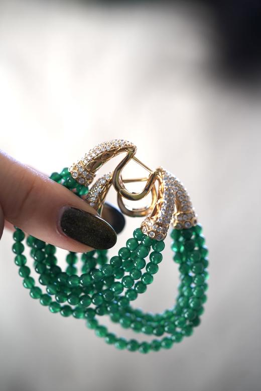 耳饰「绿玉髓」 商品图6