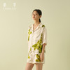 【葡萄假日系列】桑罗真丝印花女士短袖套装度假约会25年春夏新品可外穿情侣款 商品缩略图2