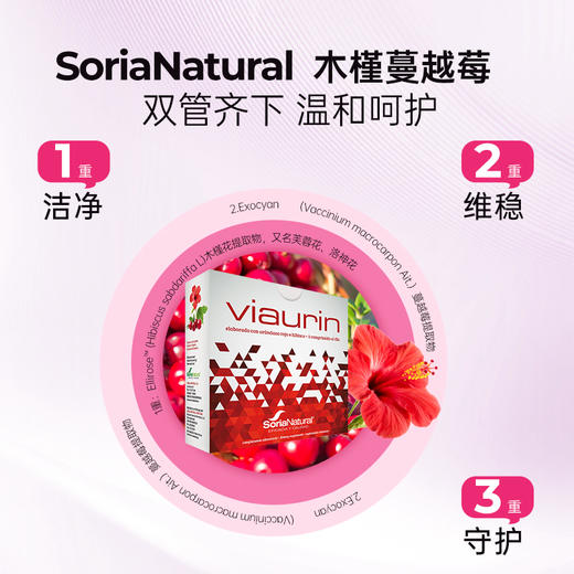 森力亚SoriaNatural蔓越莓片草本女性私护私密保养尿路健康口服女 商品图2