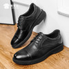 【实付满399送保温杯】【轻便三接头系带皮鞋】通勤商务正装皮鞋 轻便软弹牛皮皮鞋 商品缩略图8