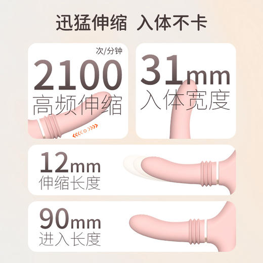 【怪兽派对APP版】roomfun房趣 强劲迷你女用炮机 商品图1