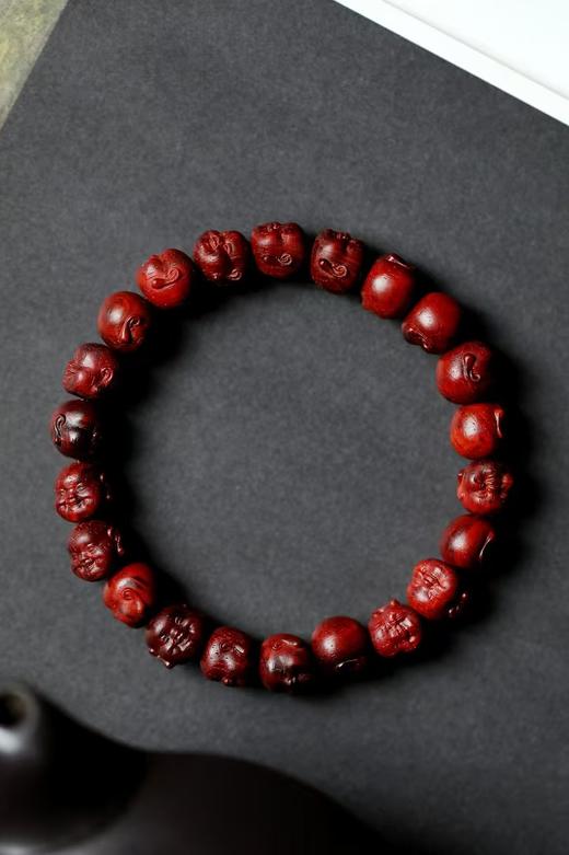 小叶紫檀【弥勒】手串10mm22颗 商品图0