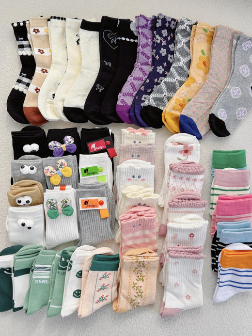 🎉【品牌直发】开学福利秒杀❗️8双💰19.9！🔥柠檬舒品lemonsox儿童袜子盲盒❗️男孩女孩都有！🍒 ✅上百款式、👋🏻图案颜色随机发！ ✅精梳棉柔软面料，含棉量≥72%  商品图2