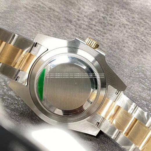 N厂v10包金版水鬼！top品质！非壕勿扰！V10版！劳力士经典SUB系列，蓝水鬼间金款，市场好版本 ！材质真正18K包金，搭载原装进口2836机械机芯 ，更高要求可选装瑞士进口机芯（eta机芯）黑盘 商品图3