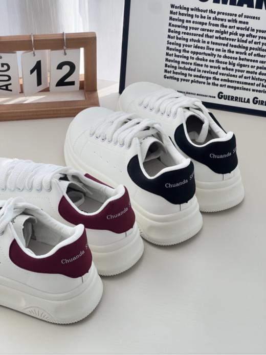 爆款🔥1️⃣折入‼️专柜炒到4k➕咱团购秒杀价69💰【英国Nudilor麦昆同款小白鞋S6078】时尚界的“梵高”😍 纪梵希前首席设计小白鞋 商品图3