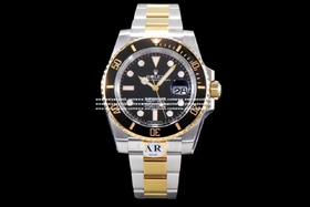 AR神之作 超越不可能 “劳。力。士潜航者系列 具代表的作品, 潜航者水鬼系列, 经典的蚝式表壳表带。间金水鬼2824机🔥40毫米904L精钢蚝式钢表壳，识别度高, 运动却不乏正式感。正品原版开模❕