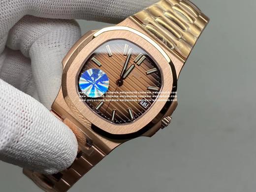 PF百达翡丽鹦鹉螺系列5711。震撼出品 钢表PP百达翡丽5711全网佳解毒方案，搭配百达翡丽Cal.324自动上链机芯，精钢表带，透底 商品图8