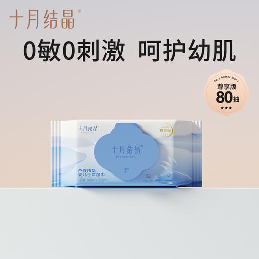 【新客专享】婴儿手口湿巾单包80抽 商品图0