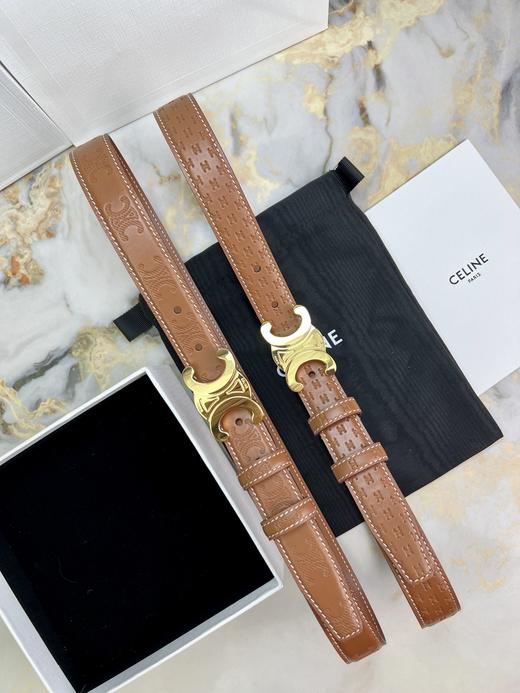 赛家 经典腰带，又名“凯旋门”👍，简单时尚低调，精钢耐用，配搭压花牛皮带身🐂，时尚大方，🎁配专柜全套包装，宽:2.5cm 商品图1
