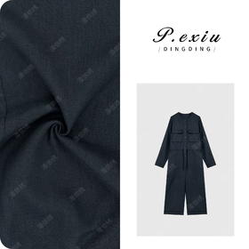 亚麻工装风复古高级感气质连体裤 W-62698
